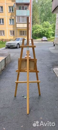 Мальберт художественный - магнитно-меловая доска