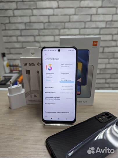 Телефон Xiaomi Redmi note 10T