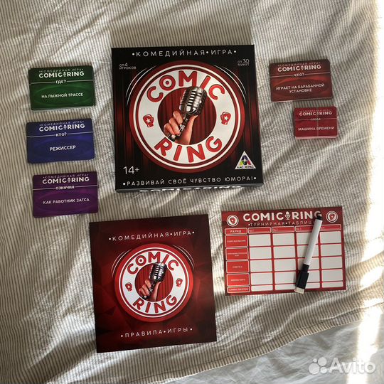 Комедийная настольная игра Comic Ring