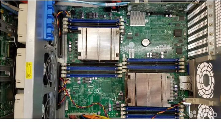Сервер supermicro 24 дисков(E5 2697v2*2, 128 gb)