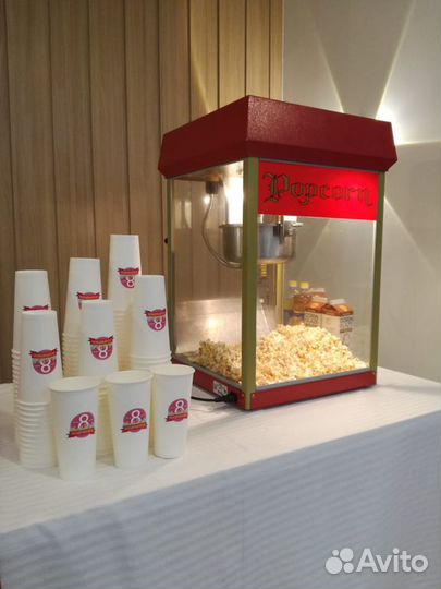 Сладкая сахарная вата, попкорн,карамельные яблоки