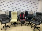 Компьютерные офисные кресла на колесах б/у и новые