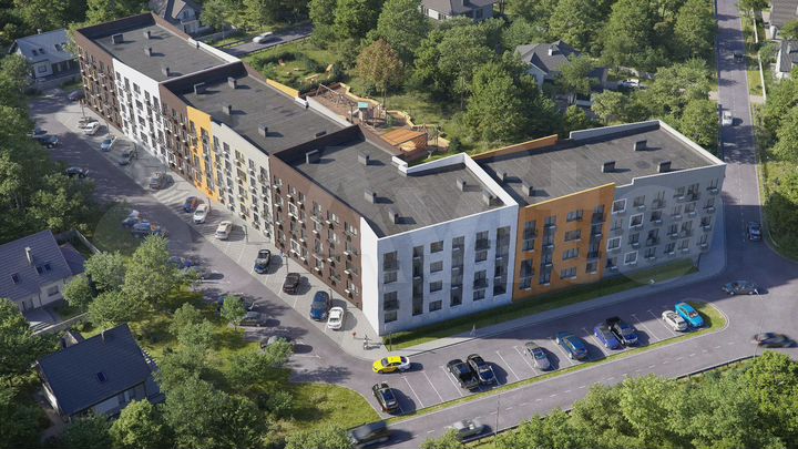 2-к. квартира, 50,8 м², 1/4 эт.