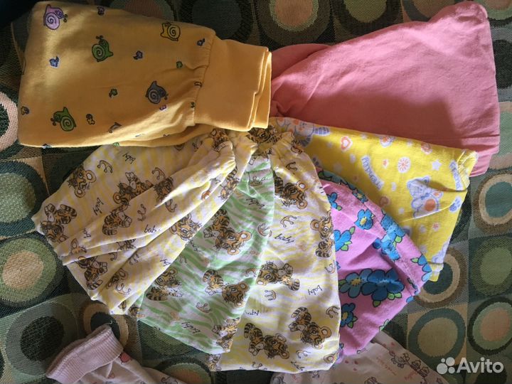 Пакет вещей 0-5мес новые