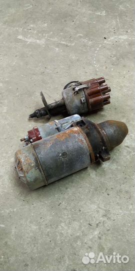 Стартер и трамблёр паз