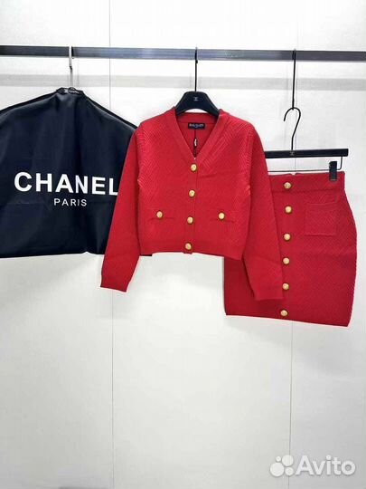 Balmain крстюм с юбкой