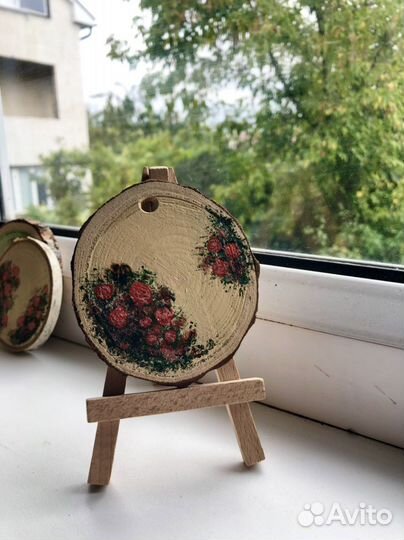 Подсвечники и миникартины. Изделия из спилов