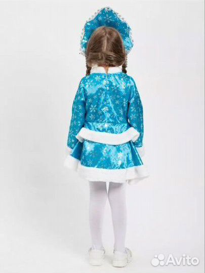 Детский костюм снегурочки/деда мороза 104-110