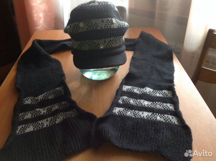 Комплект (шапка + шарф)