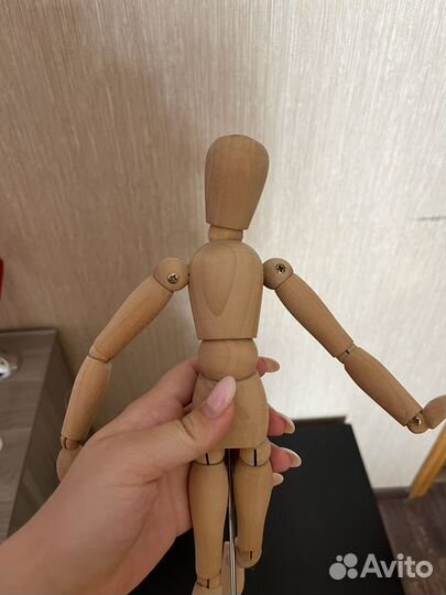 Гипсовый Череп И деревянный манекен