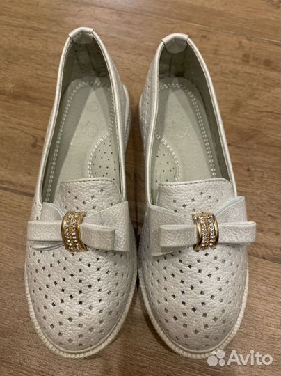 Мокасины праздничные р30 на девочку