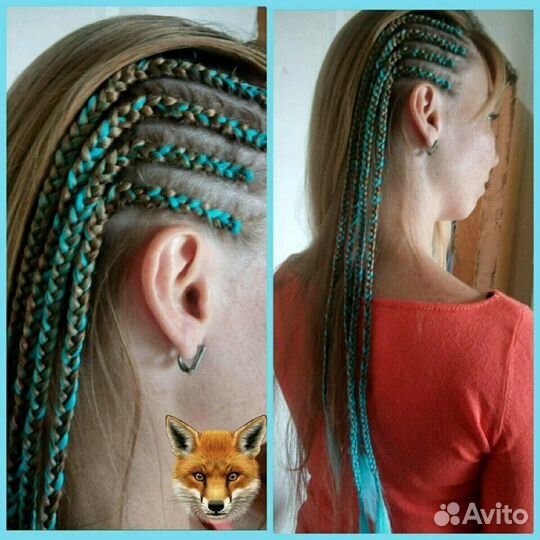 Косы с канекалоном, брейды, афро, 3д косы