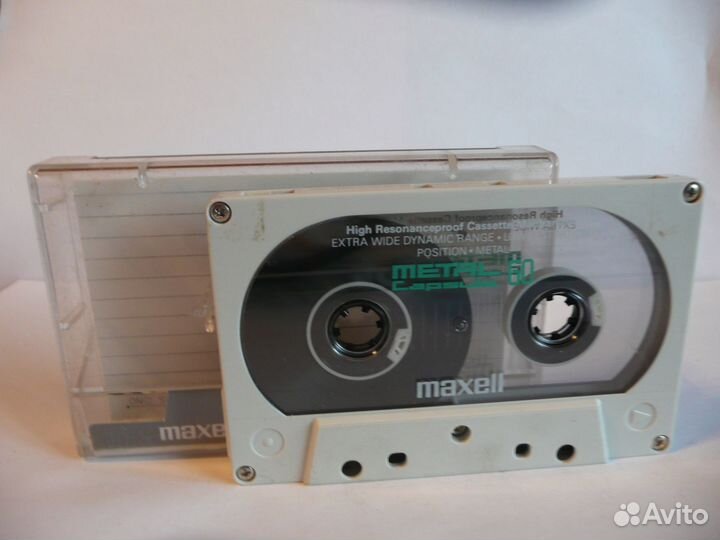 Аудиокассета maxell metall capsule