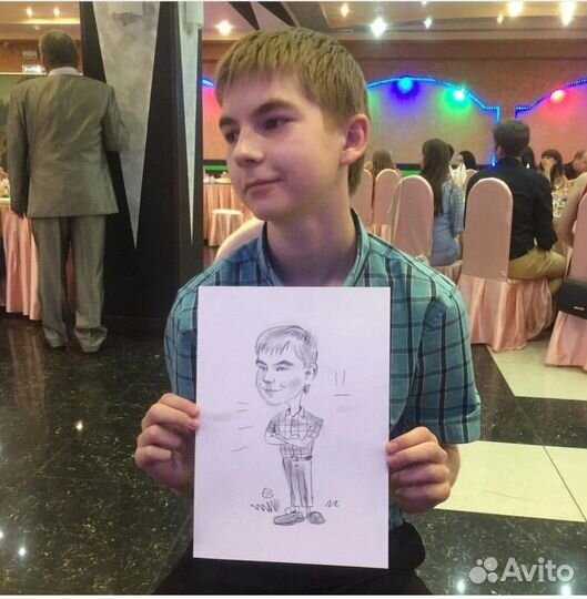 Художник шаржист на мероприятие