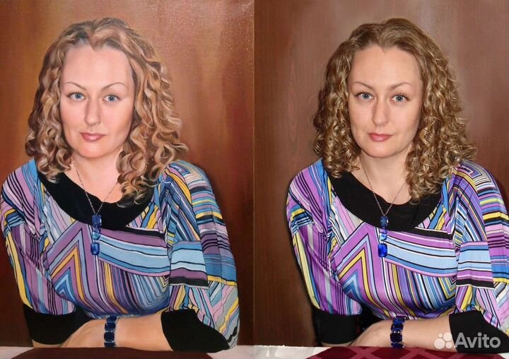 Портреты маслом по фотографии на заказ. Живопись