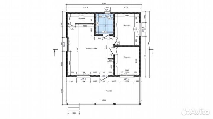 Каркасный дом под ключ