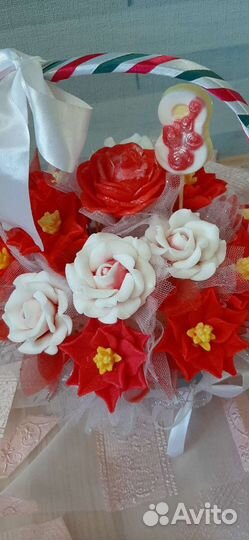 Букет из мыльных роз