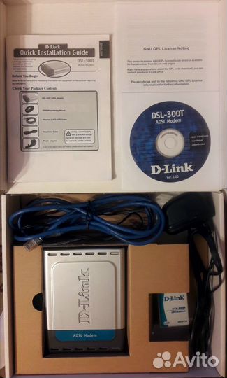 Adsl модем D-Link DSL-300T