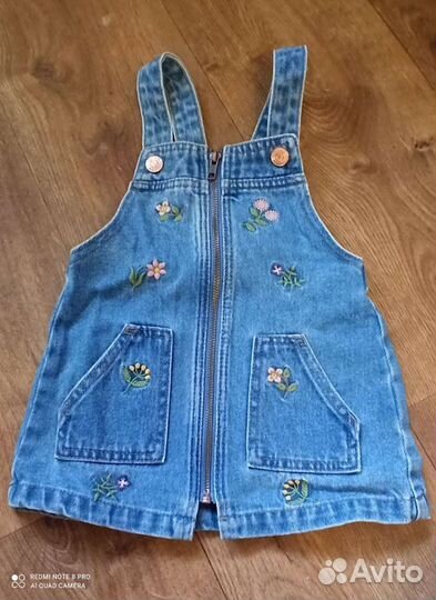 Джинсовый сарафан для девочки