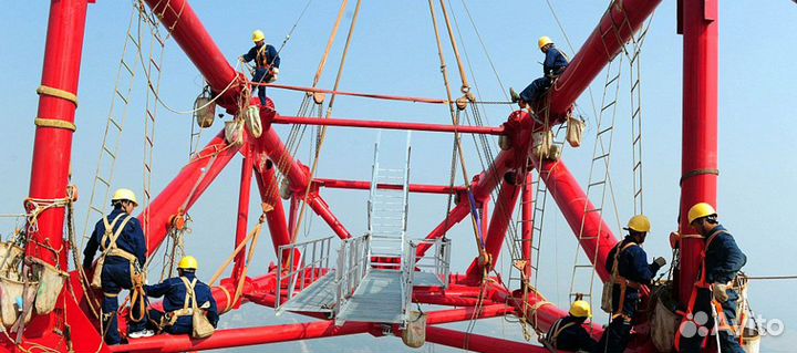 Бригада монтажник-слесарей вахта 8 часов смена