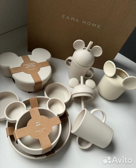 Детская селикановая посуда Zara Home Disney