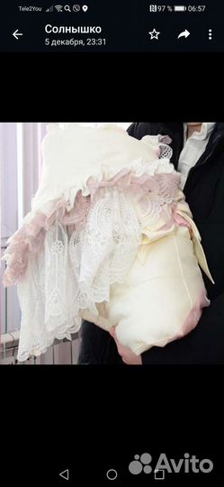 Конверт на выписку для девочки зима