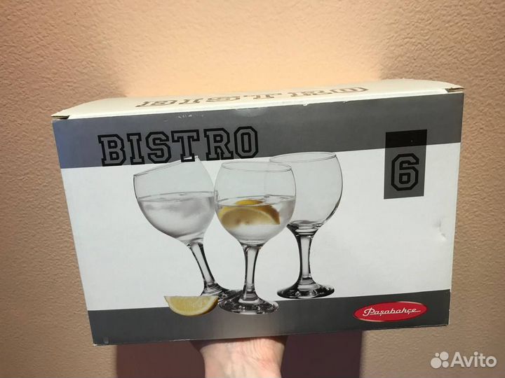 Бокалы стеклянные