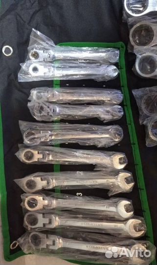 Ключи трещотки с плавающей головкой satdpro 22 в 1