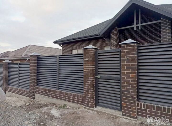 Забор Жалюзи /Металлический забор Жалюзи / Ранчо