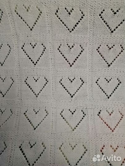 Плед детский вязаный ручная работа