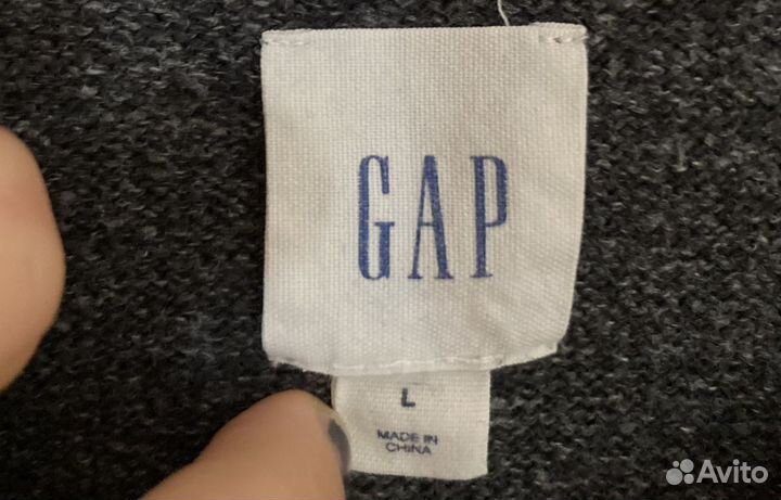 Пуловер мужской GAP серый, L