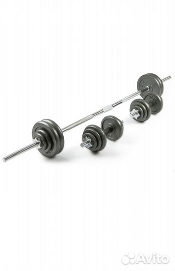 Гантели+ штанга,50кг чистого металла