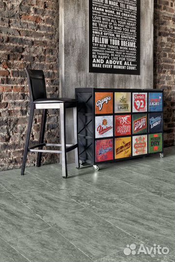 Водостойкий SPC ламинат alpinext stone Шеффилд ECO