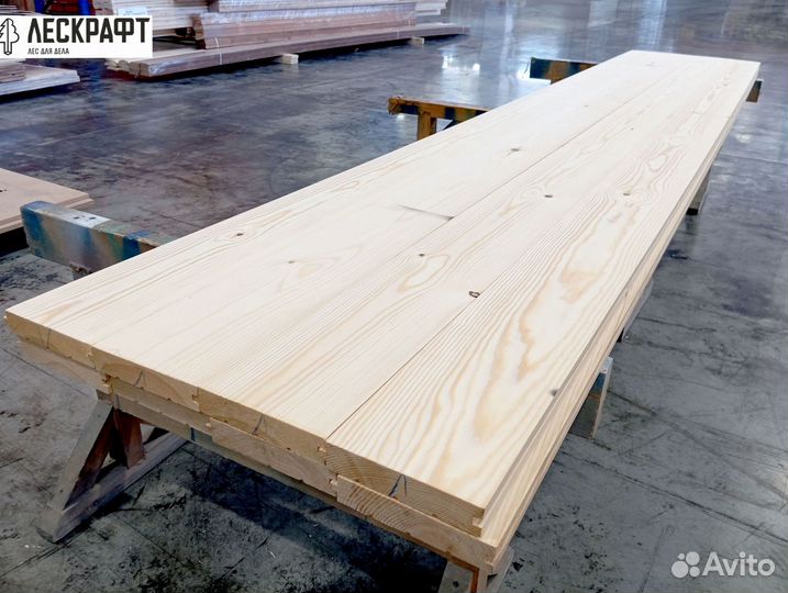Доска пола 27*141*4000 сорт A ангарская сосна