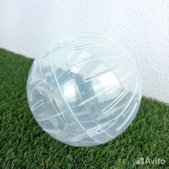 Шар для грызунов, 14 см, прозрачный