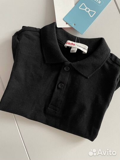 Поло футболка р104 на мальчика хлопок