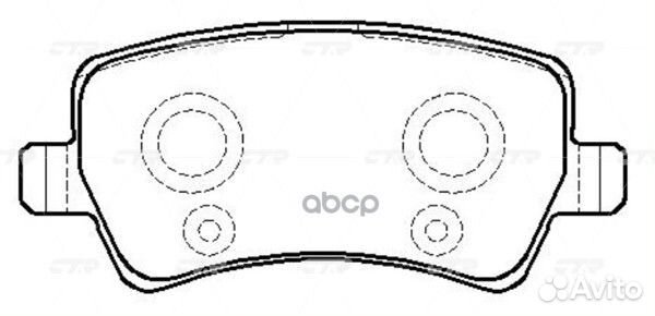 Колодки тормозные зад volvo XC60/70/land rover