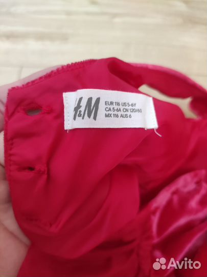 Нарядное платье H&M 116