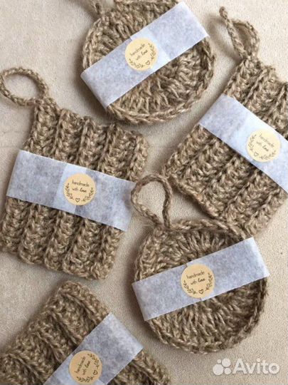 Эко-губка из джута