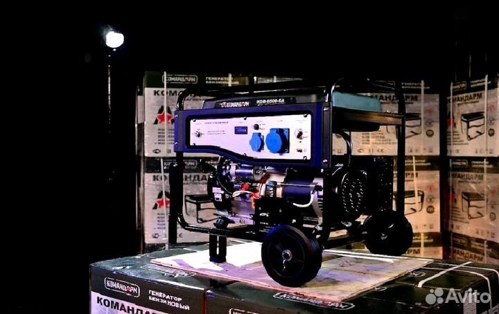 Бензиновый генератор Командарм 5 квт