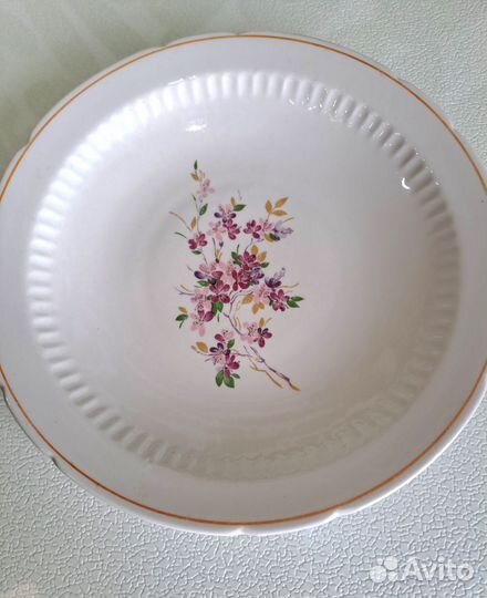 Блюдо сервировочное большое фарфор 1976