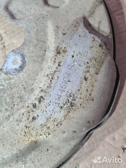 Пыльник тормозного диска задний Volvo Xc90 2016