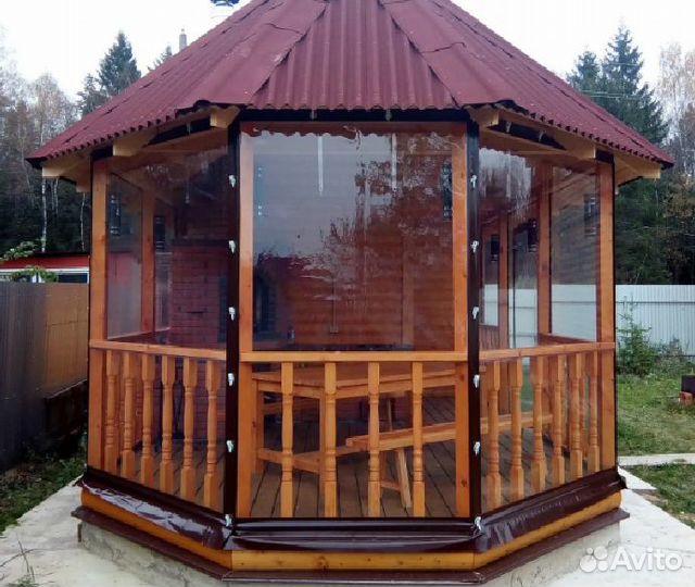 Остекление беседок