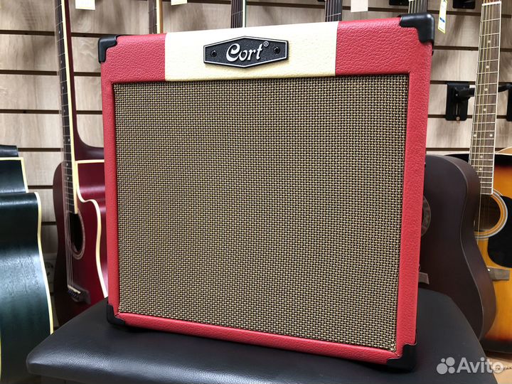 Комбоусилитель Cort CM15R-EU-DR, 15Вт, (красный)