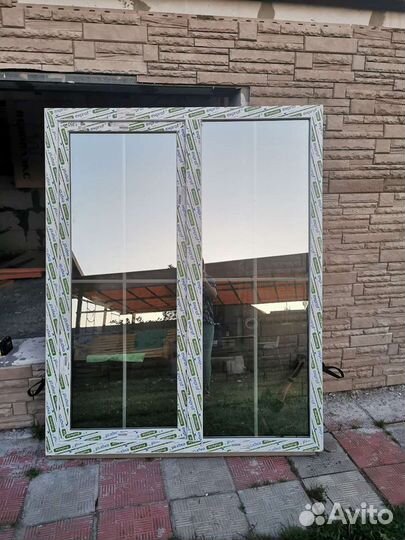 Окно 176*141. Тройной стеклопакет 70мм. энергосбер