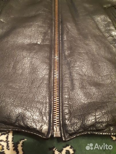 Мужская кожаная куртка 50-52