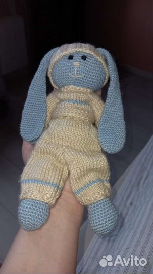 Мягкая игрушка заяц зайчик