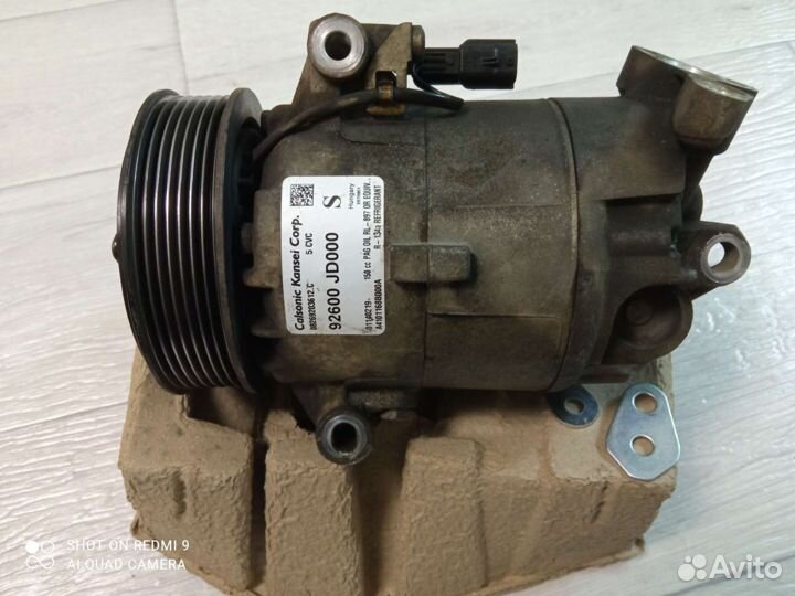 Компрессор кондиционера nissan qashqai J10