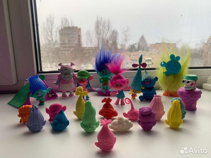 Тролли игрушки Trolls Hasbro