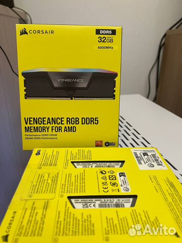 Оперативная память DDR5 Corsair vengeance 32gb rgb